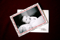 04_Red Black Scroll Photo Cards