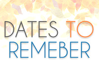 dates to remember fall